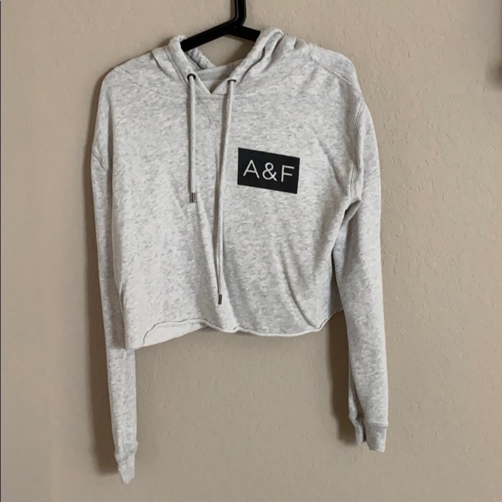 Cropped Grey Sweatshirt!